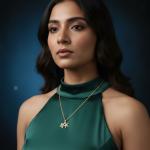 Twin Star Pearl Pendant Necklace