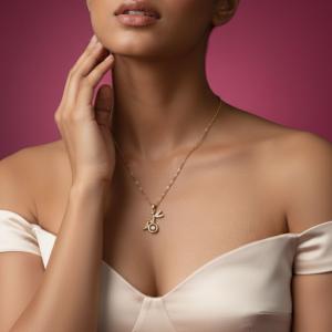 Golden Berry Drop Necklace