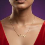 Lucky Charm Gold-Finish Necklace