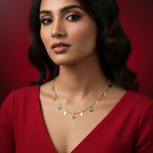 Celeste Evil Eye Protection Necklace