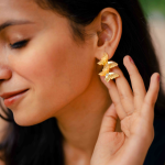 Wings of Gold Anti-Tarnish Earrings