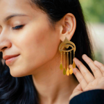 Eye of Gold Anti-Tarnish Earrings
