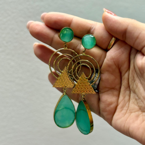 Ethereal Green Earrings