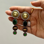 Emerald Roar Earrings