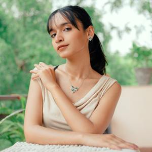 Nature’s Muse Pure Silver Pendant Set