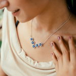 Ocean Blue 925 Silver Jewelry Set